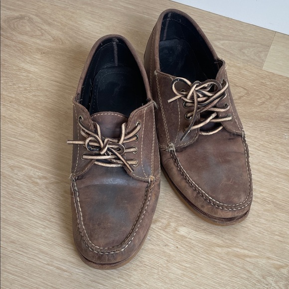 L.L. Bean Men's Dark Brown Signature Boucher Jackman Boat Shoes - Picture 10 of 10